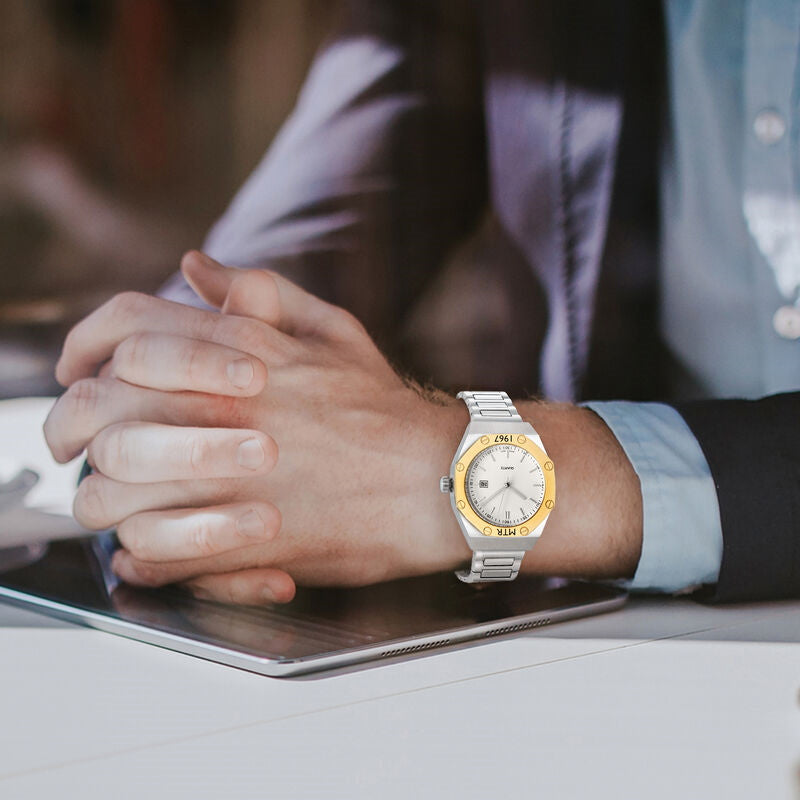 Personalisierte Herrenuhr mit Geburtsjahr