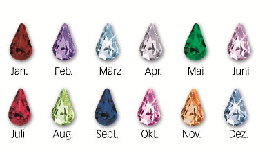 Geburtsstein Swirl Personalisierter Ring